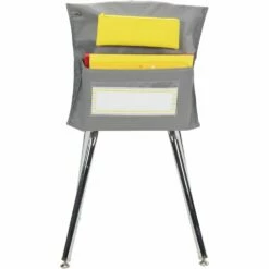 Deluxe Chair Pockets With Pencil Case - 36 Pack - Gray/Yellow -Kids Toys Sales 2024 S823514 0