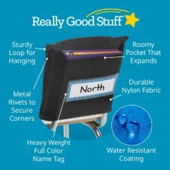 Store More® Deep-Pocket Chair Pockets -6 Pack - Black -Kids Toys Sales 2024 S824019 1