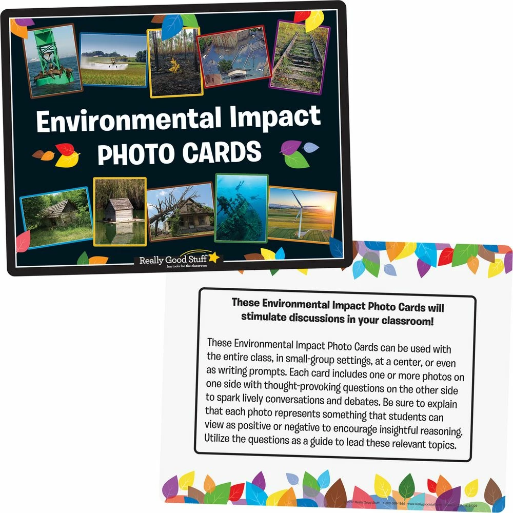 Environmental Impact Photo Cards - 25 Cards 2 Environmental Impact Photo Cards - 25 Cards - Image 2