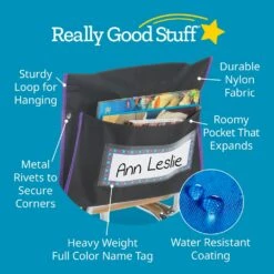 Classic Student Book Collection Chair Pockets - 36 Pack - Black/ Purple -Kids Toys Sales 2024 S824877 1