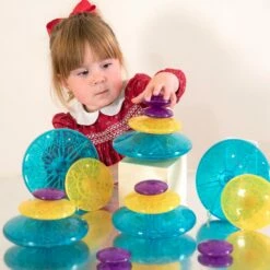 Colored Stacking Pebbles - 15 Pieces -Kids Toys Sales 2024 S943091 2