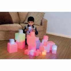 Sensory ICT Glow Construction Blocks Set Of 12 -Kids Toys Sales 2024 S943094 7