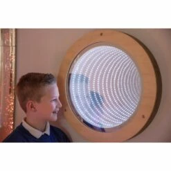 Light Up Circular Infinity Mirror