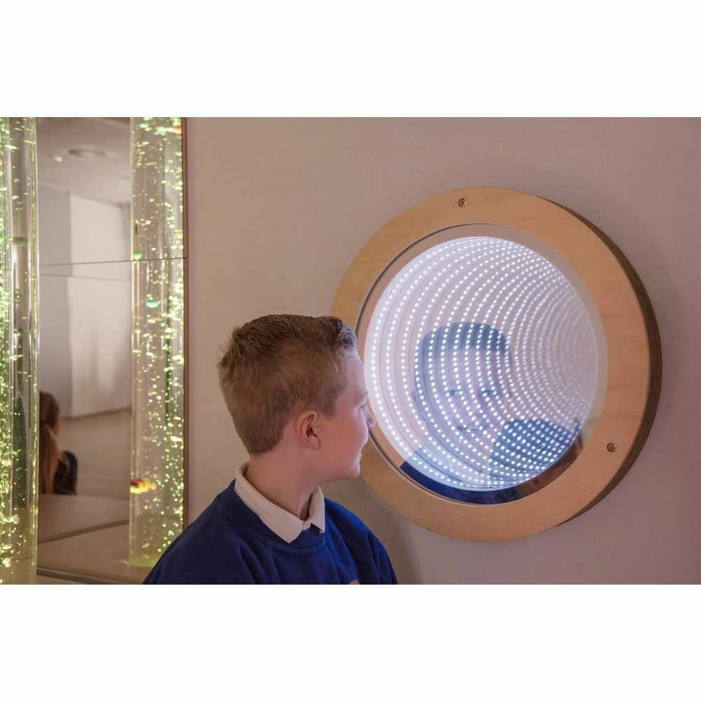 Light Up Circular Infinity Mirror 5 Light Up Circular Infinity Mirror - Image 5