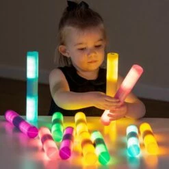 Light Up Glow Cylinders Set Of 12