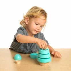 Excellerations® Sustainably Harvested Rubberwood Stacking Tree -Kids Toys Sales 2024 S981721 2