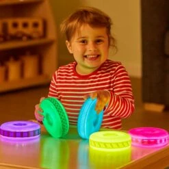 Glow, Stack & Build Textured Discs -Kids Toys Sales 2024 S982783 0