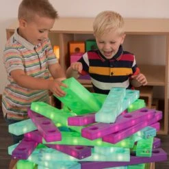 Stack & Build Glow Blocks - Set Of 9 -Kids Toys Sales 2024 S982829 3