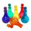 Colored Plastic Potion Bottles - 6 Pack