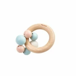 Plantoys Wooden Bead Rattle And Teether