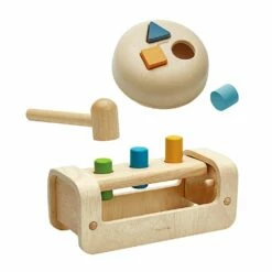 Plantoys Sort And Pound Toy Set - 9 Pieces